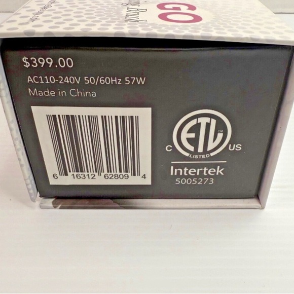 She by Beyond the Beauty Ceramic Straightening Brush - Black and Pink - Picture 3 of 4